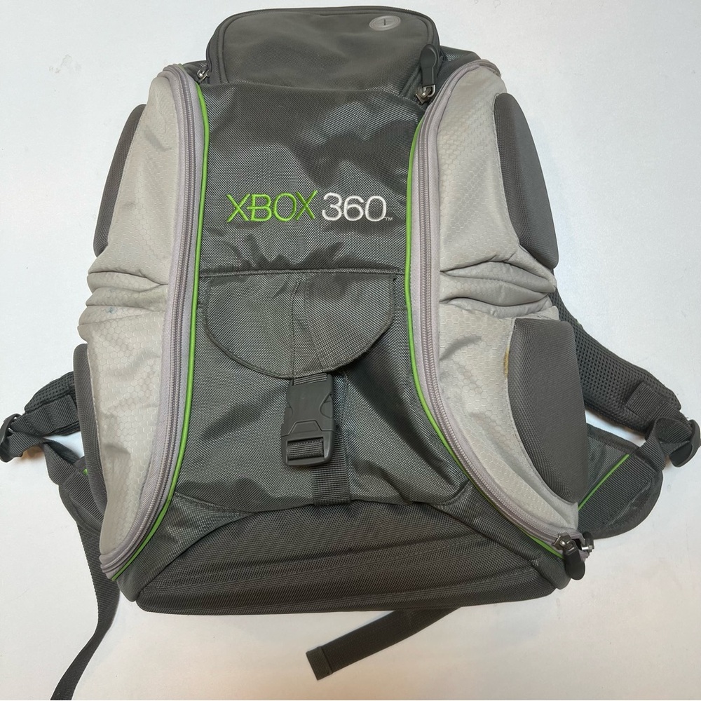 Microsoft Xbox 360 Kids Backpack - Gray and Green
